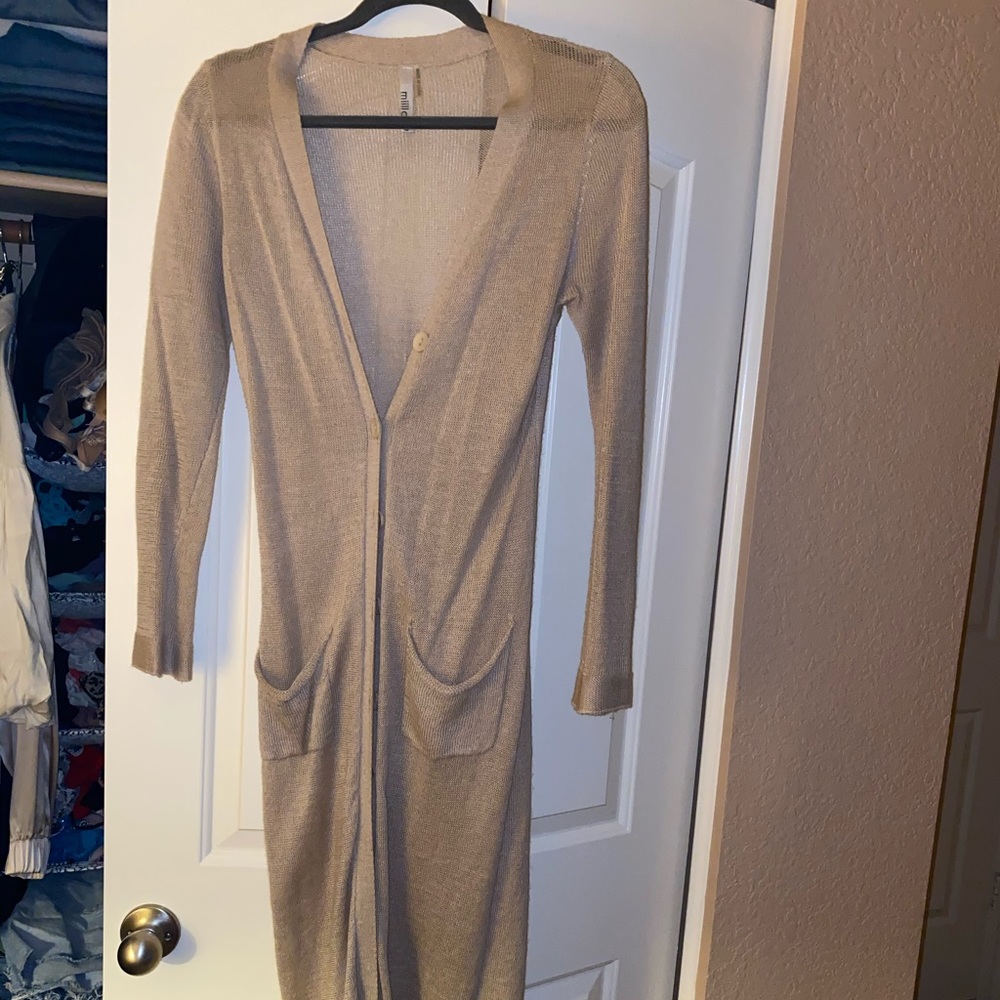 Tan duster